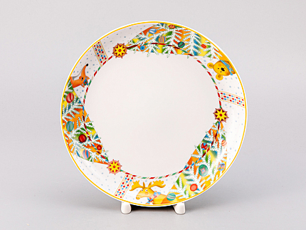 Подарочный набор трехпредметный комплект форма Карат рисунок Лесной праздник арт. 81.30217.00.1