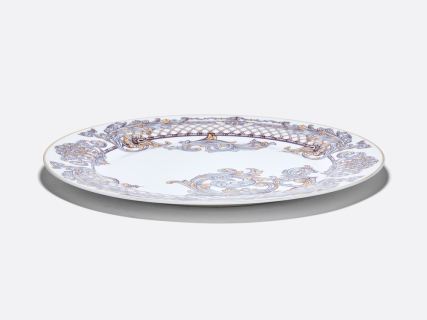 Блюдо круглое 300 мм в подарочной упаковке, форма Стандартная 2, рисунок Барокко, арт. 81.34919.00.1, 