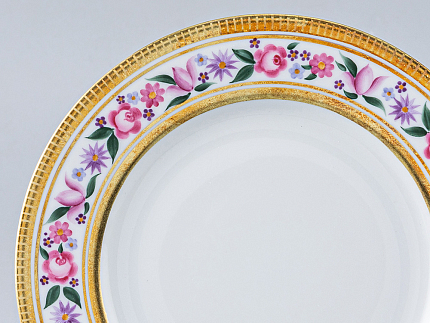 Тарелка мелкая 190 мм форма Европейская рисунок Воспоминание арт. 80.58172.00.1