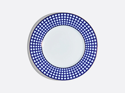 Сервиз столовый на 6 персон 21 предмет, форма Европейская, рисунок Кобальтовая клетка, арт. 81.11329.00.1