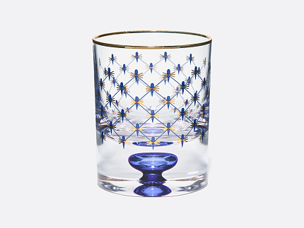 Набор из 4-х стаканов для виски 220 мл Кобальтовая сетка арт. 14.11003.07