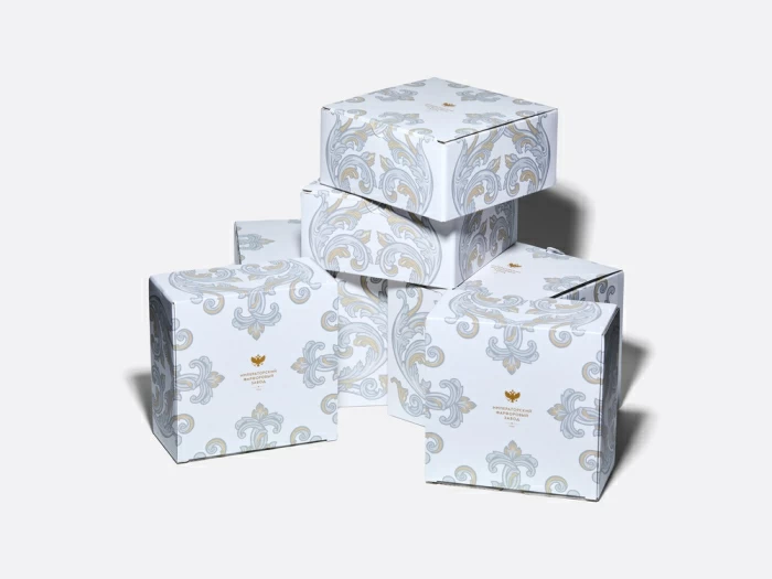 Сервиз чайный на 4 персоны 10 предметов в подарочной упаковке, форма Идиллия рисунок Барокко, арт. 81.34916.00.1, 