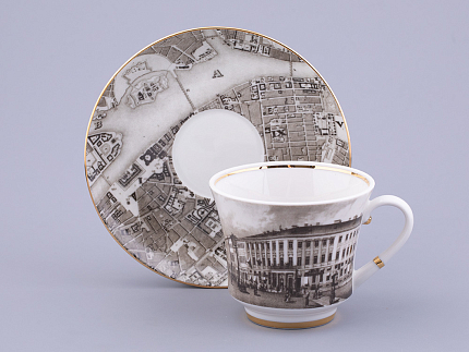 Сервиз чайный на 6 персон 15 предметов, форма Банкетная рисунок Великолепный Невский, арт. 81.32683.00.1