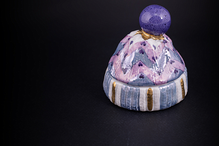 Шкатулка Детская шапочка, рисунок Зигзаг, арт 60.16408.00.1