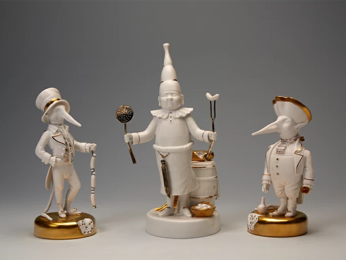 Скульптура Повар Золотой арт. 82.59784.00.1, 