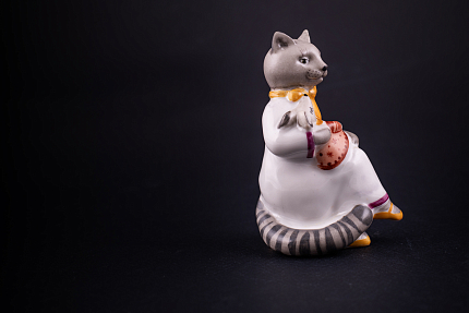 Скульптура Кошка-нянька, рисунок Баю-бай, арт 62.21784.00.1