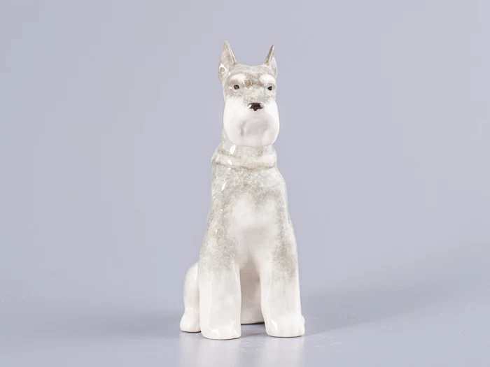 Скульптура Цвергшнауцер сидящий Нора арт. 82.82962.00.1, 