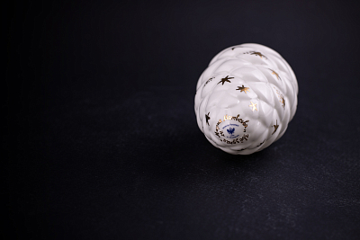 Елочная игрушка Шишка, рисунок Звездная, арт 60.21174.00.1