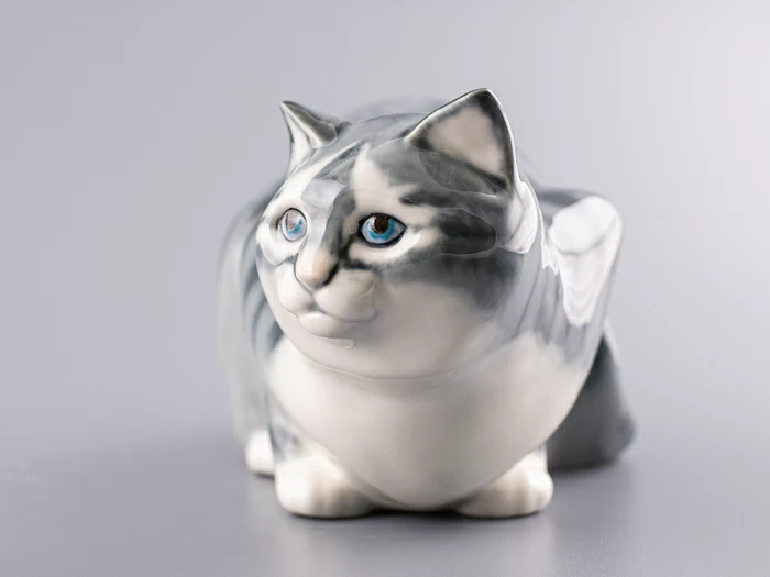 Скульптура форма Кот Мурзик рисунок Муха арт. 82.97622.00.1, 