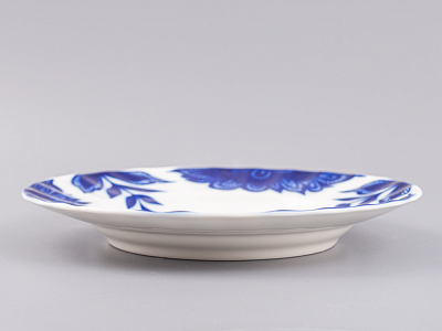 Тарелка мелкая 180 форма Шатровая рисунок Флер, арт.80.99810.00.1