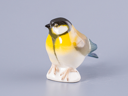 Скульптура форма Синица рисунок Черноголовая арт. 82.78547.00.1