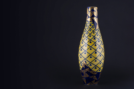 Ваза Ананасовый излом на форме  Высокая арт 60.14697.00.1