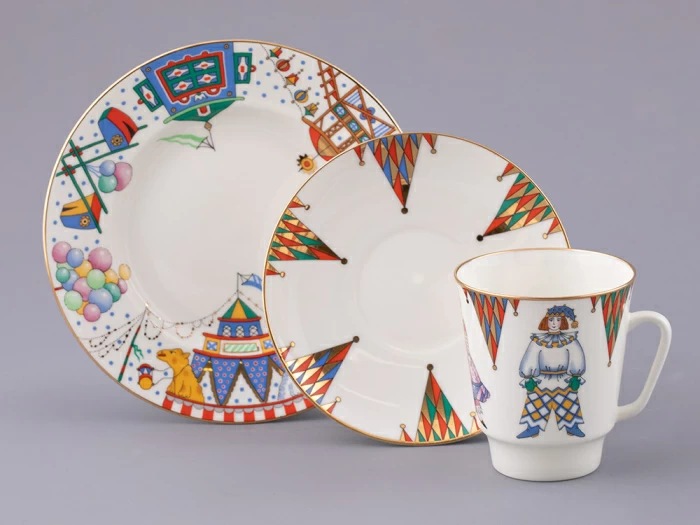 Трехпредметный комплект 165 мл форма Майская рисунок Балет Петрушка, арт. 81.17662.00.1, 