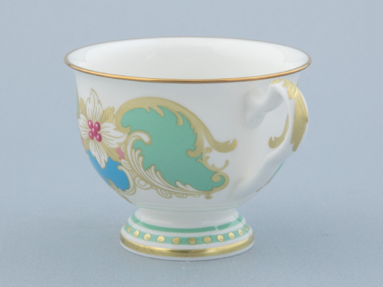 Чашка с блюдцем чайная 240 мл форма Айседора рисунок Аквамарин арт. 81.30907.00.1, 