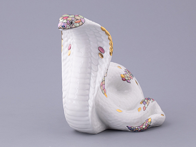 Скульптура форма Кобра, большой размер, в подарочной упаковке, рисунок Мудрость, арт. 81.32810.00.1