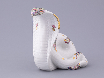 Скульптура форма Кобра, большой размер, в подарочной упаковке, рисунок Мудрость, арт. 81.32810.00.1