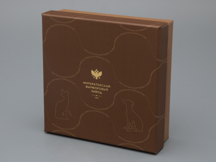 Миска для домашних животных в подарочной упаковке, рисунок Бельведер, арт 81.34253.00.1, 