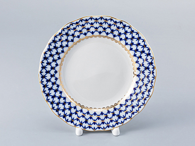 Тарелка Тюльпан Кобальтовая сетка 200 мм арт. 80.50060.00.1