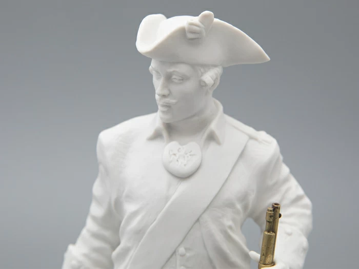 Скульптура Мушкетер эпохи Елизаветы Петровны, в подарочной упаковке, рисунок Белый бисквит, арт 81.31944.00.1, 