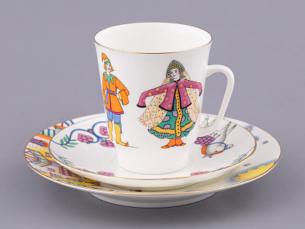 Трехпредметный комплект форма Майская рисунок Конек-горбунок арт. 81.24965.00.1