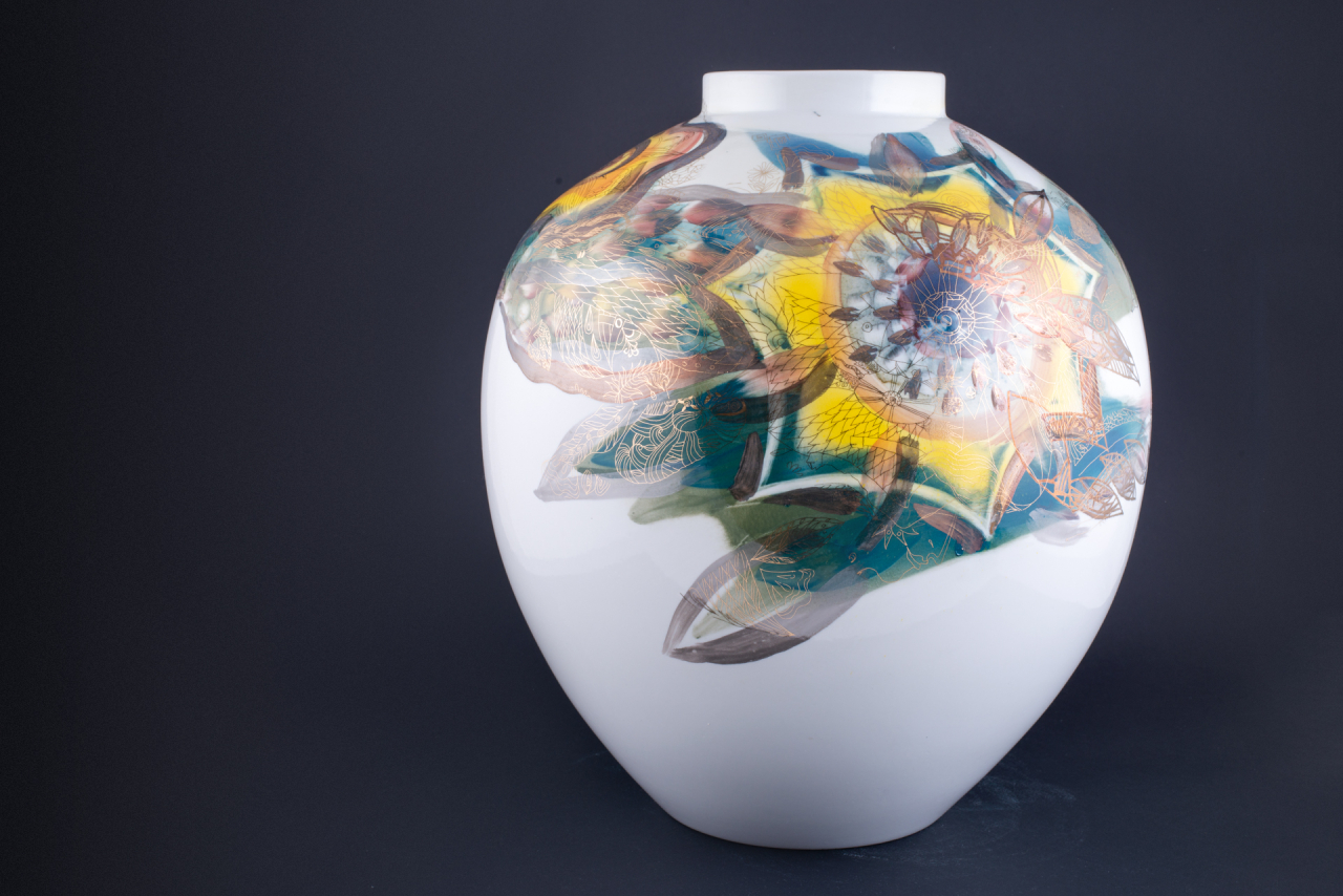 Ваза Узор на форме Круглая, арт. 60.15407.00.1, 