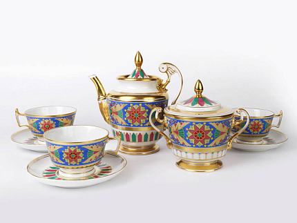 Сервиз чайный Александрия Готический, 6 персон 14 предметов, арт. 81.19315.00.1