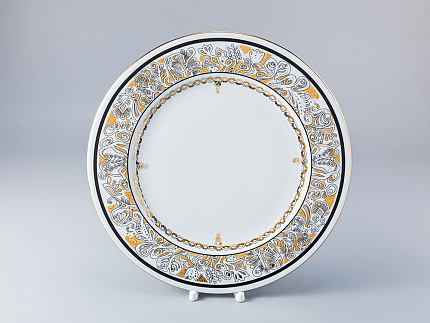 Тарелка 320 мм форма Европейская-2 рисунок Русский модерн арт. 80.84550.00.1