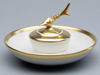 Подарочный набор стопки и икорница рис. Коттеджный арт. 81.30558.00.1, 