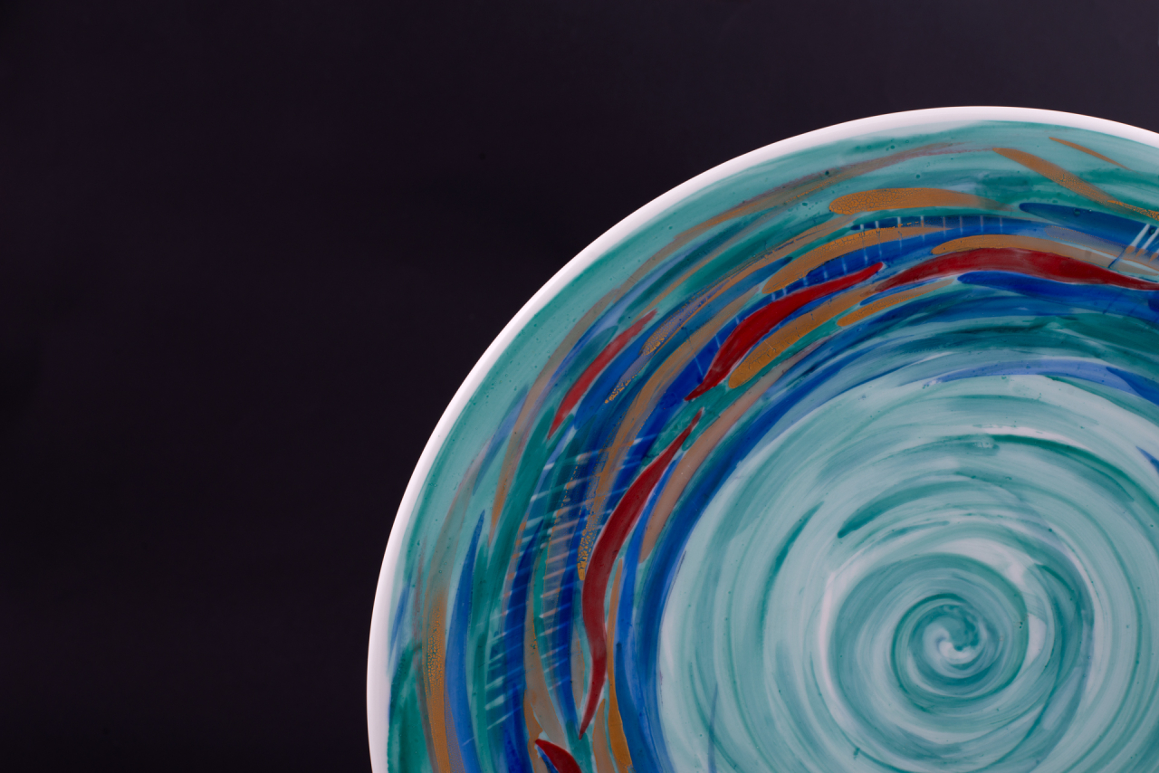 Блюдо декоративное Новая жизнь на форме Круглая, арт 60.03049.00.1, 