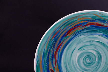 Блюдо декоративное Новая жизнь на форме Круглая, арт 60.03049.00.1