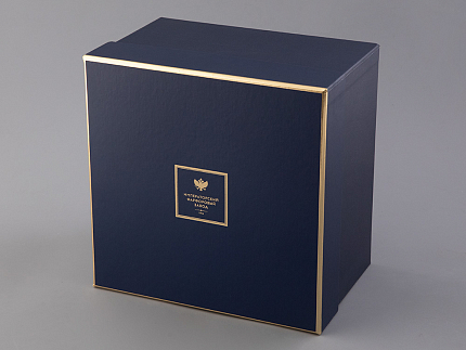 Скульптура форма Кобра, большой размер, в подарочной упаковке, рисунок Белый, арт. 81.33373.00.1