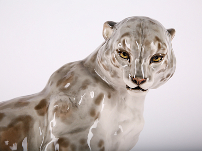Скульптура форма Снежный барс арт. 82.92240.00.1