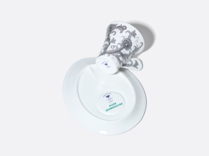 Чашка с блюдцем 225 мл в подарочной упаковке, форма Модерн, рисунок Жемчужный арт 81.10805.00.1, 