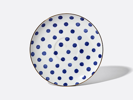 Чашка с блюдцем чайная форма Весенняя рисунок Polka dot арт. 81.28727.00.1