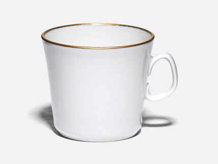 Чашка с блюдцем кофейная 205 мл., форма Молодежная, рисунок Золотая лента, арт 81.16426.00.1