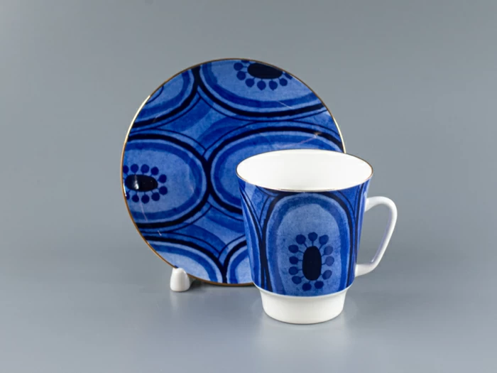 Чашка с блюдцем 165 мл форма Майская рисунок Ethno, арт. 81.27364.00.1, 