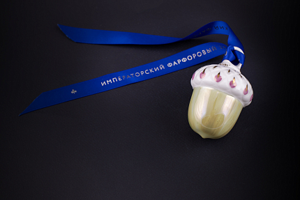 Елочная игрушка Молодой желудь, арт 60.21186.00.1