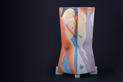 Ваза Энтомология, на форме Трапеция, арт 60.12462.00.5