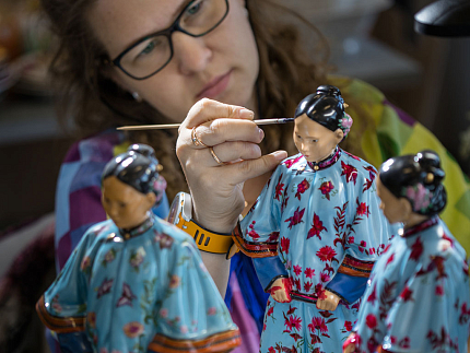 Скульптура Народности России Китаянка арт. 82.85696.00.1