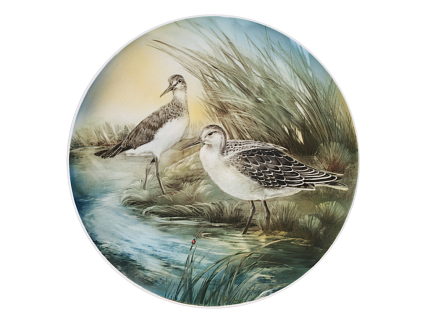 Блюдо декоративное 450 мм форма Круглая рисунок Кулики арт. 80.88177.00.1