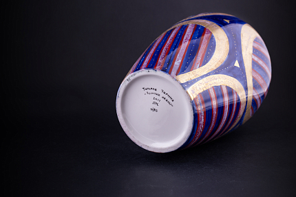 Ваза Золотые овалы на форме Ламповая, арт 60.04647.00.1