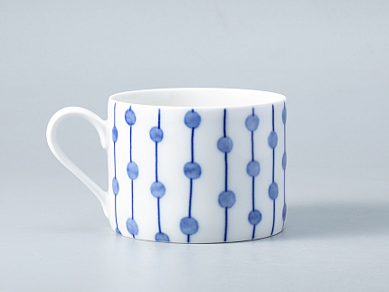 Чашка с блюдцем форма Соло рисунок Реки России. Лена арт. 81.28757.00.1