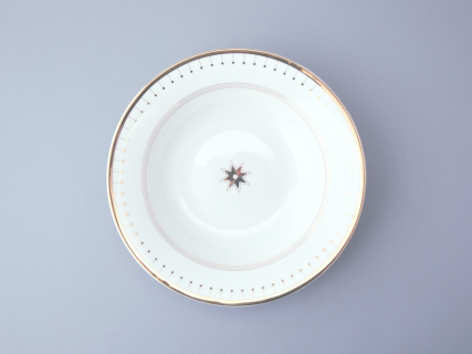 Тарелка глубокая 235 мм форма Стандартная 2 рисунок Азур золотой арт. 80.93400.00.1, 