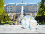 Чашка с блюдцем 165 мл, форма Майская, рисунок Фонтан Тритон, арт. 81.34934.00.1, 