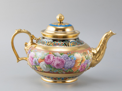 Сервиз чайный 14 предметов на 6 персон, форма Александр |||, рисунок Цветы Александрии, арт 81.31049.00.1, 