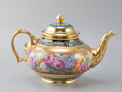 Сервиз чайный 14 предметов на 6 персон, форма Александр |||, рисунок Цветы Александрии, арт 81.31049.00.1