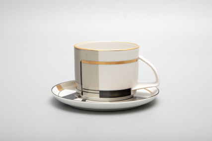 Чашка с блюдцем чайная форма Баланс рисунок Проект 1 арт. 81.28761.00.1, 