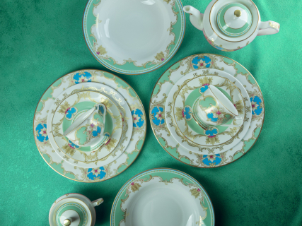 Тарелка плоская 270 мм форма Стандартная рисунок Аквамарин арт. 80.42465.00.1, 