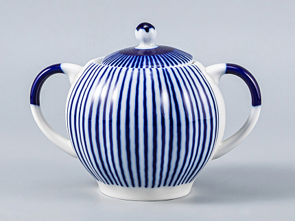 Сервиз чайный форма Тюльпан рисунок Французик, 6 персон 14 предметов, арт. 81.15342.03.1