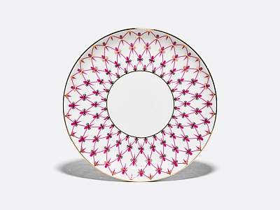 Бокал с блюдцем форма Ленинградский рисунок Сетка-Блюз 2 арт. 81.24769.00.1